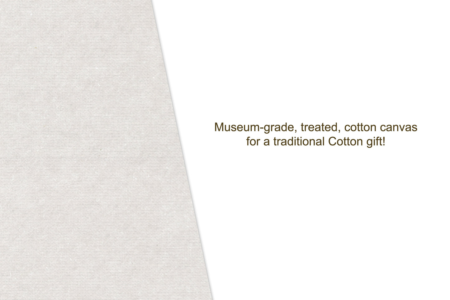 First Dance Song on Cotton - HoneycombProverbs - Gifts For The Couple - 2nd Year Cotton Art