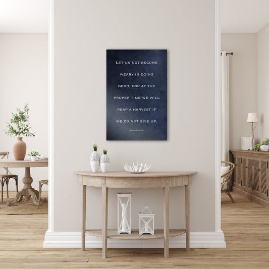 Galatians 6:9, Gift for Christian - HoneycombProverbs - Religious Home & Decor - Christian Wall Art