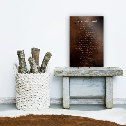 The Apostles' Creed, Apostolic Creed - HoneycombProverbs - Signs - Luxury Corporate Gifts