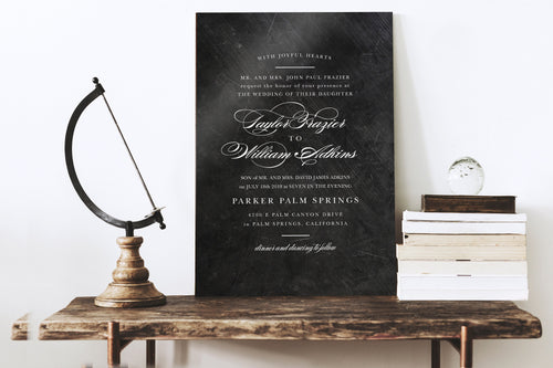 Custom Anniversary Keepsake Wedding Invitation Decor