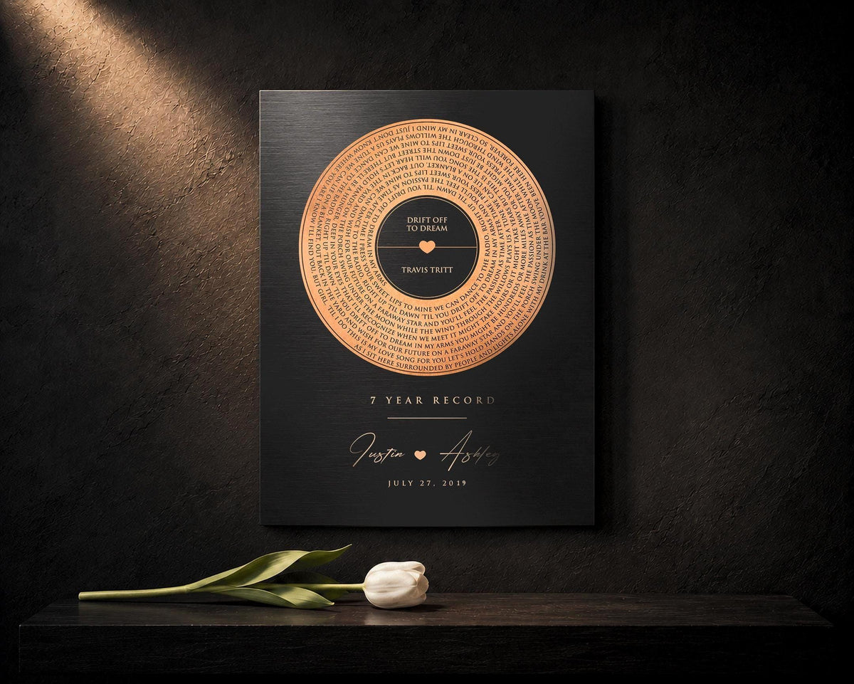 7 Years Anniversary Record, additional view 12, 7th anniversary copper