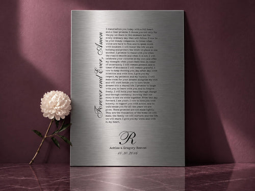 Wedding Song on Tin, Anniversary Tin Gift