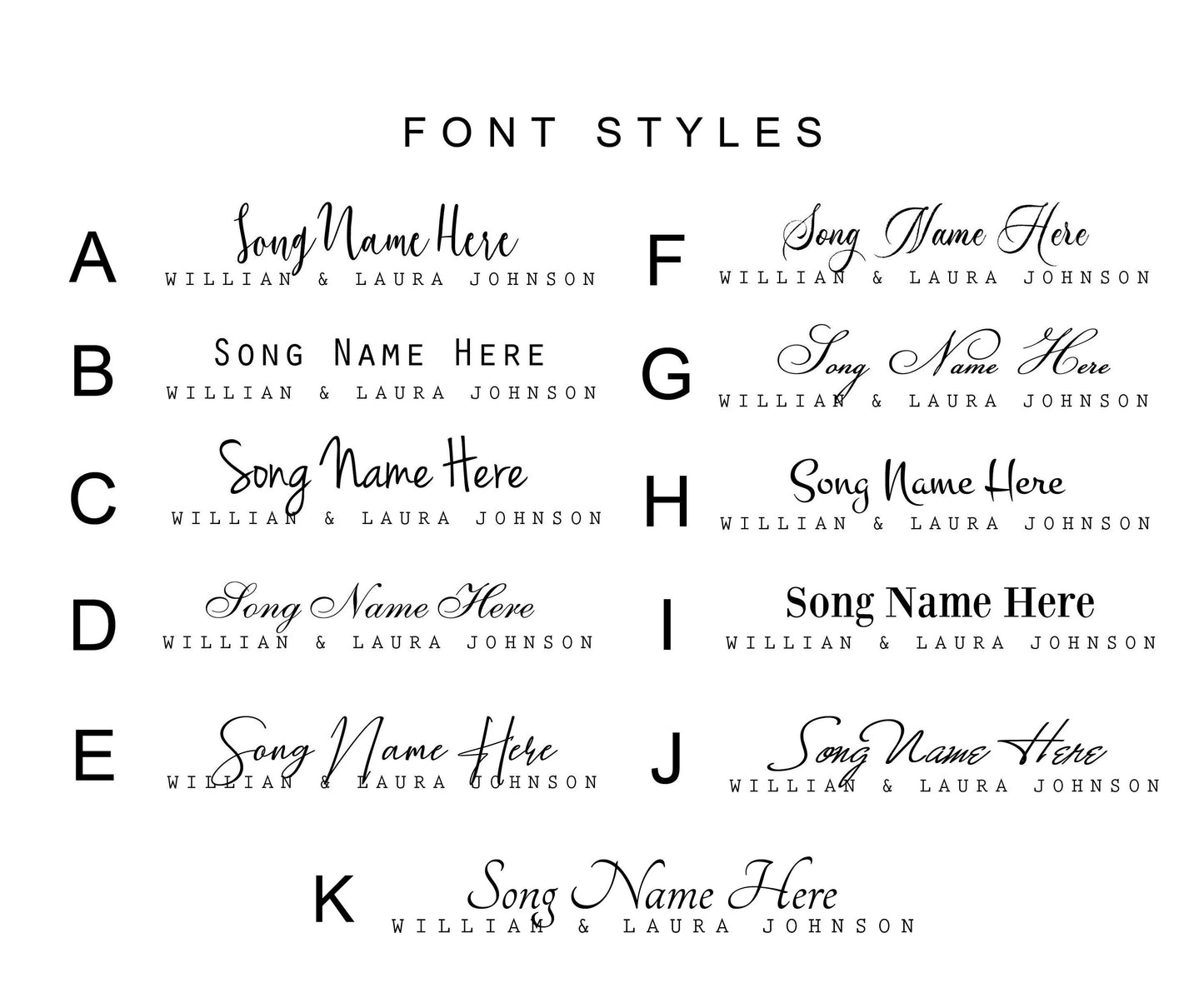 6th Anniversary Iron Song Lyric Sign