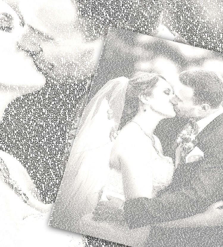 Custom Calligram Art Prints