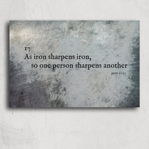 Tin & Aluminum Anniversary Scripture Signs