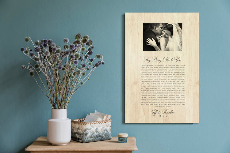 Wood Photo Gifts from Honeycomb Proverbs, personalized and handcrafted in Texas