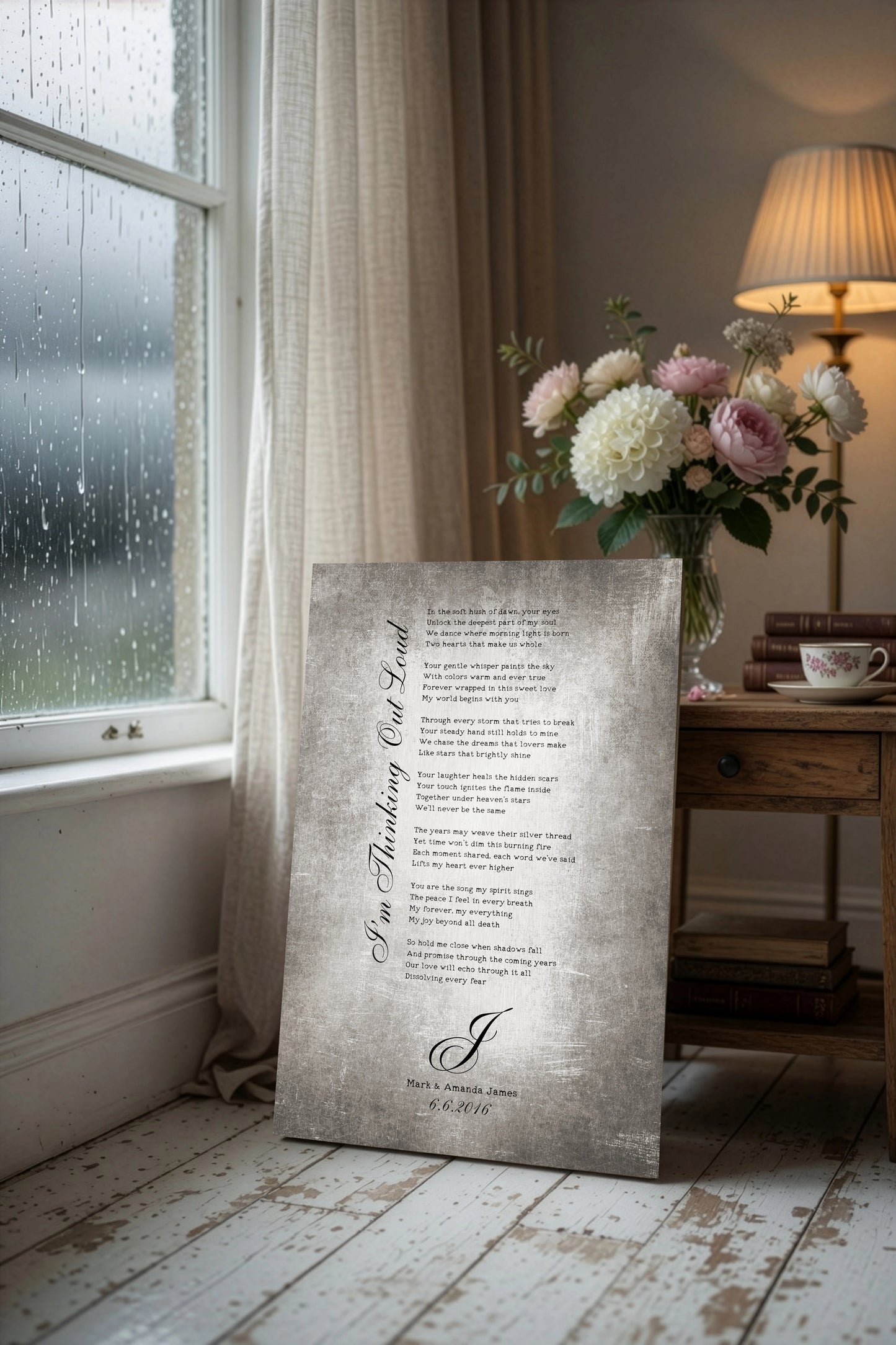 Wedding Song on Tin, Anniversary Tin Gift