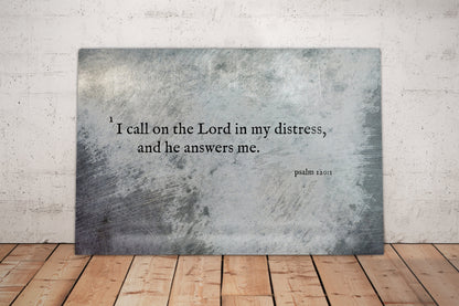 Psalm 120:1, Inspirational Scripture Art - HoneycombProverbs - Wall Decor - Christian Wall Art