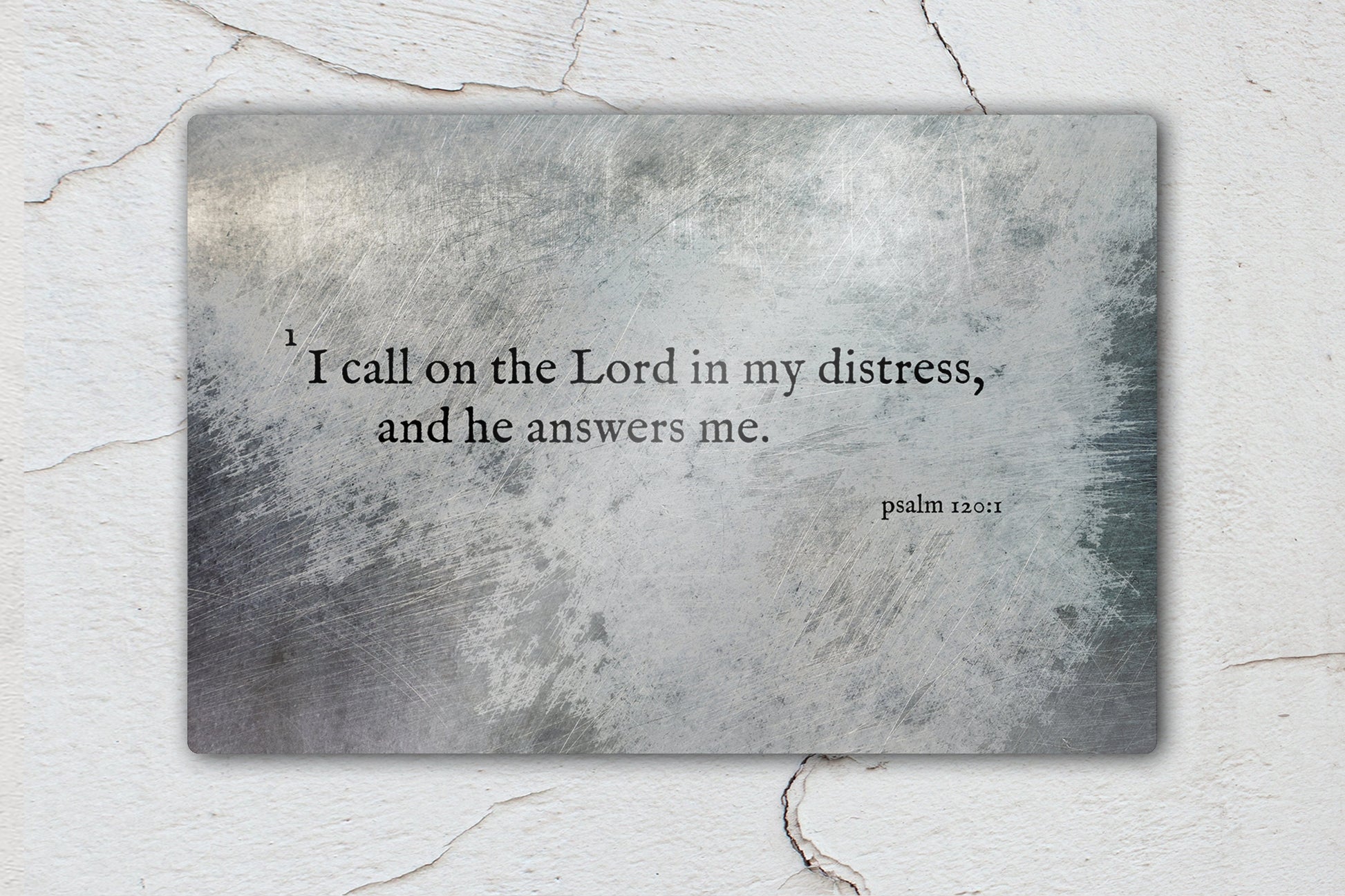 Psalm 120:1, Inspirational Scripture Art - HoneycombProverbs - Wall Decor - Christian Wall Art