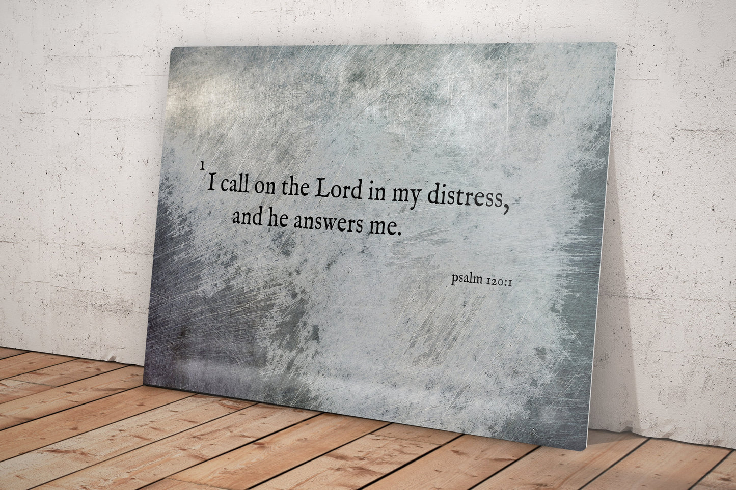 Psalm 120:1, Inspirational Scripture Art - HoneycombProverbs - Wall Decor - Christian Wall Art