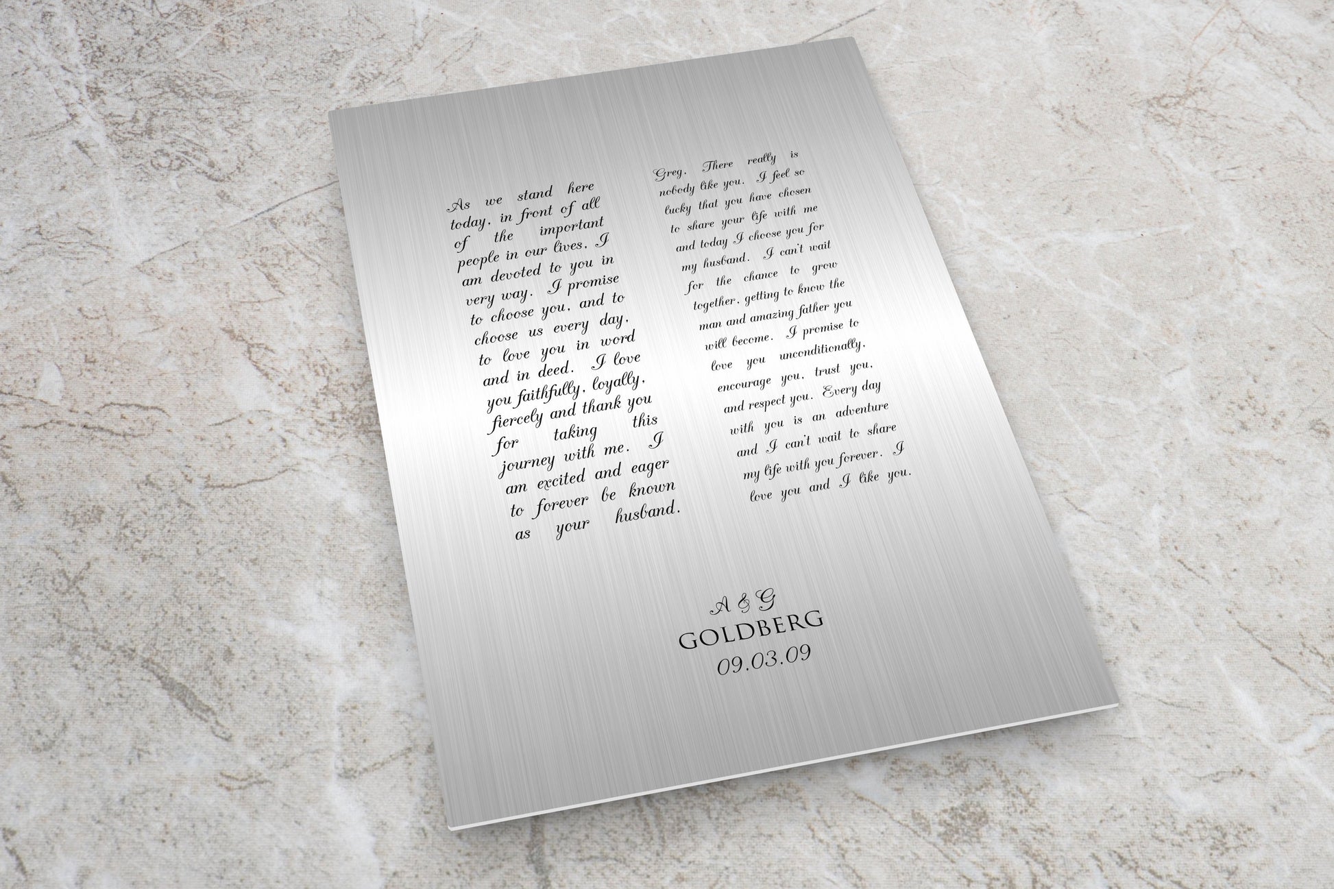 Metal Sign with Custom Wording - HoneycombProverbs - Wall Hangings - Tin and Aluminum Gifts