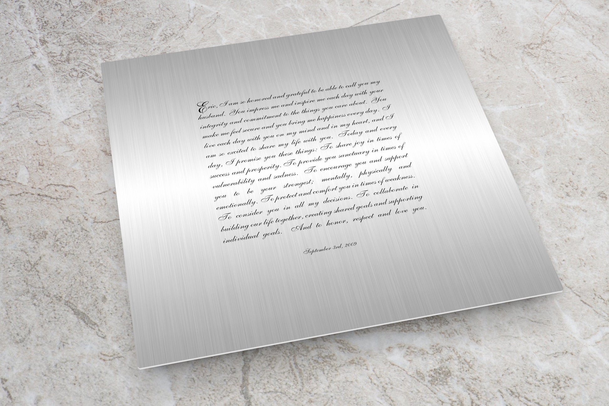 Minimalist Song lyrics on Tin - HoneycombProverbs - Signs - Modern Lyrics Wall Decor