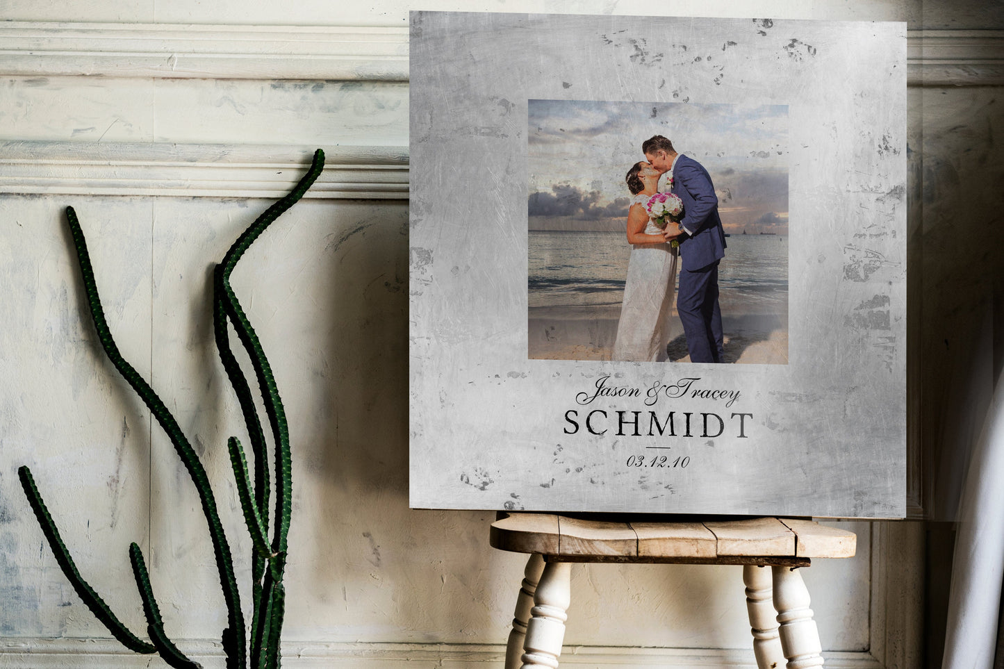 Farmhouse Wedding Photo Tin - HoneycombProverbs - Signs - Photo Plaques