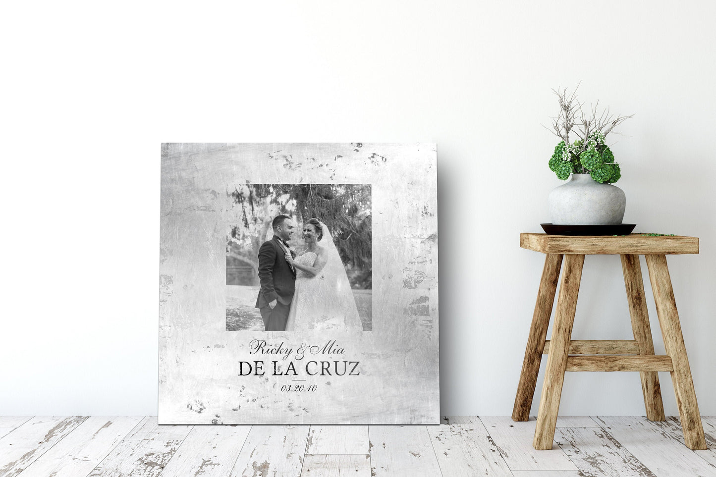 Farmhouse Wedding Photo Tin - HoneycombProverbs - Signs - Photo Plaques