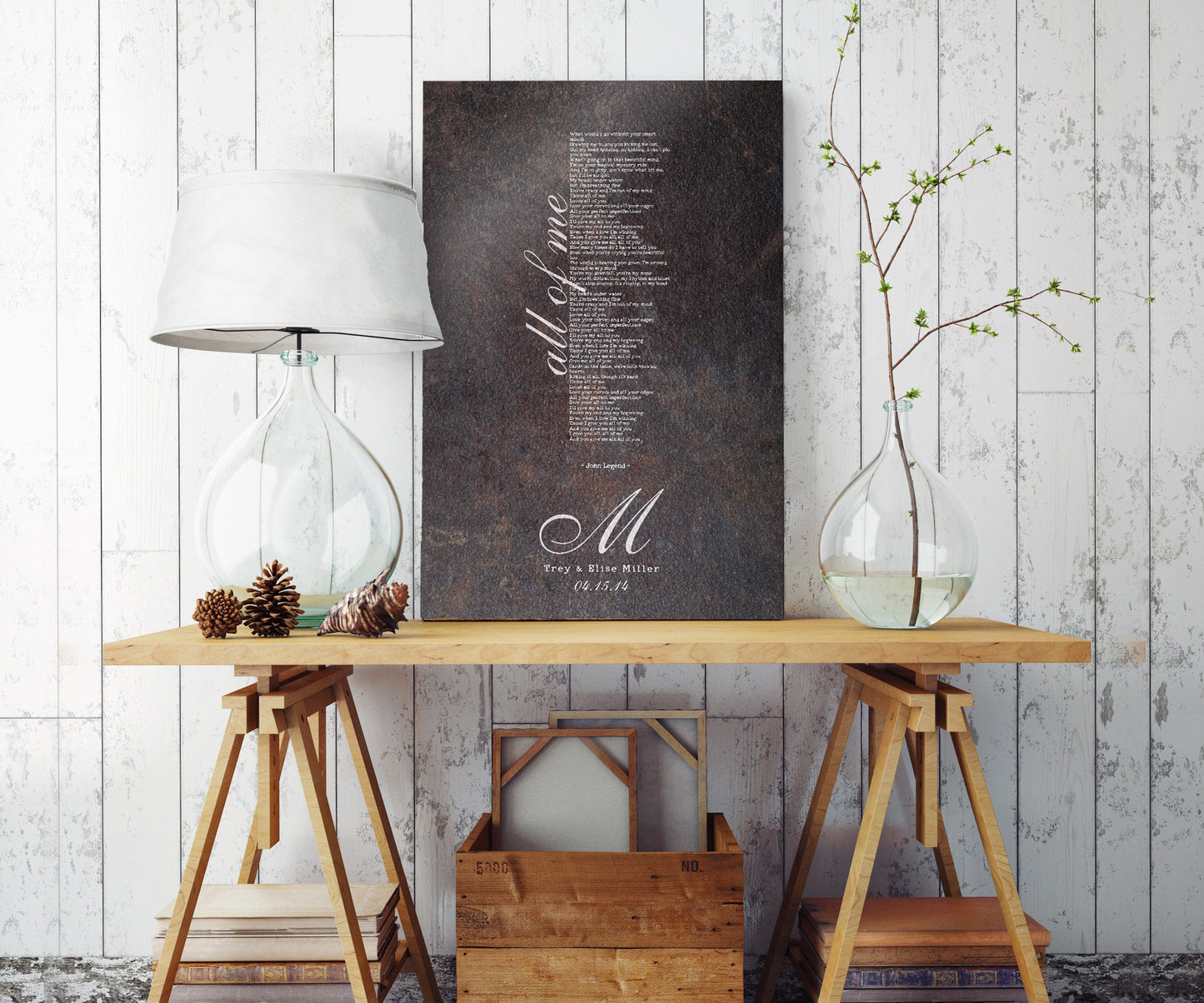 Iron Anniversary Gift, 6th Anniversary Gift, Monogram Anniversary Gift, Iron Gift, Anniversary Iron Gift, Our Song, 6 Year Anniversary Gift - HoneycombProverbs - Gifts For The Couple - Iron Anniversary Gifts