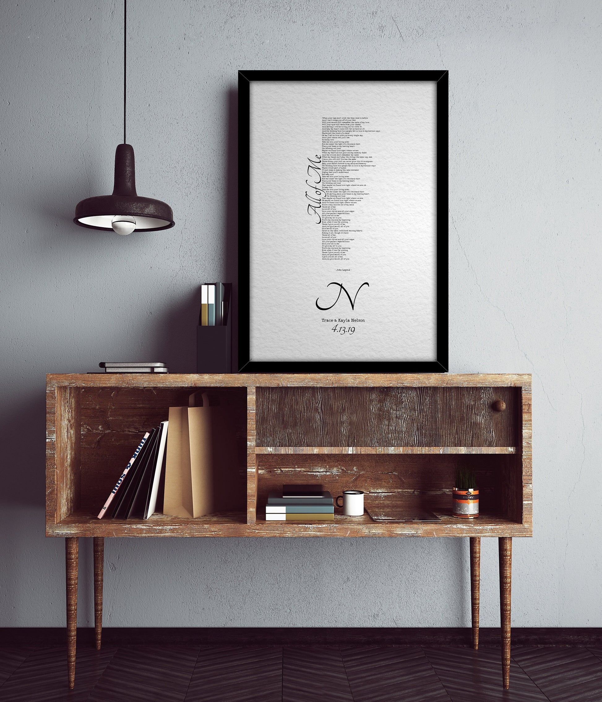 1 Year Anniversary Gift for Wife, 1st Anniversary Gift for Husband, Anniversary Paper Gift, Personalized Anniversary Gift, Wedding Song Gift - HoneycombProverbs - Gifts For The Couple - 1st Year Paper Gifts