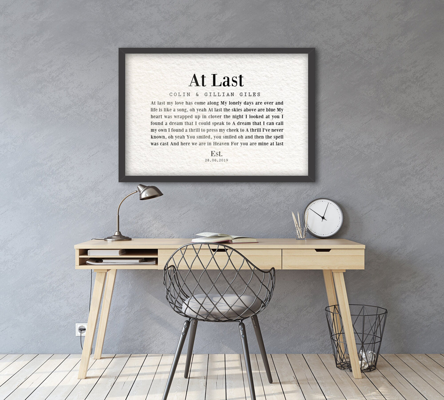 Paper Anniversary Gift, First Dance, Framed Wedding Song, 1st Anniversary Gift, First Wedding Annivesary Paper Gift, 1 year - HoneycombProverbs - Gifts For The Couple - 1st Year Paper Gifts