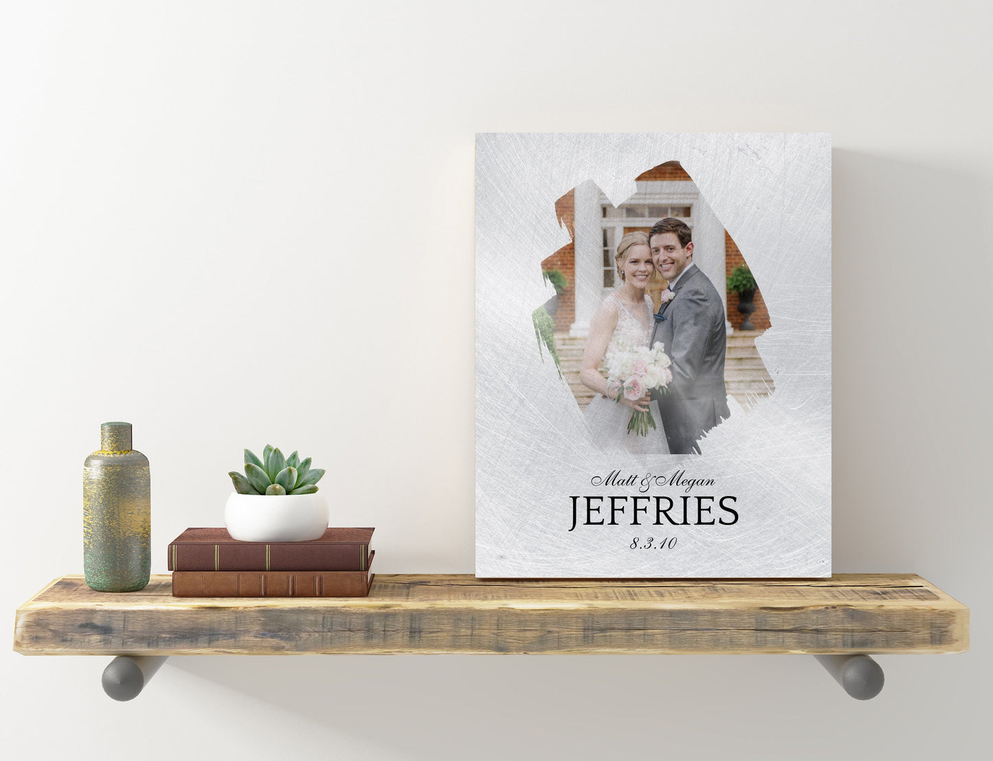 Photo Gift on Tin, 10th Anniversary Tin Gift - HoneycombProverbs - Gifts For The Couple - Photo Plaques