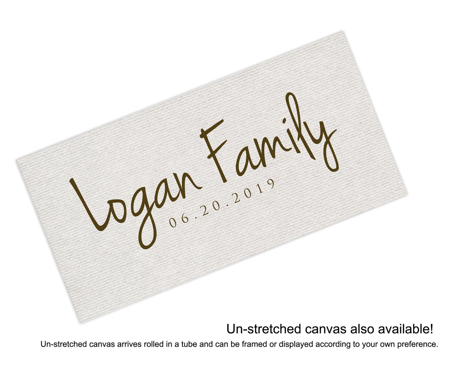 Family Established Sign on Cotton - HoneycombProverbs - Gifts For The Couple - Name Signs Wall Art