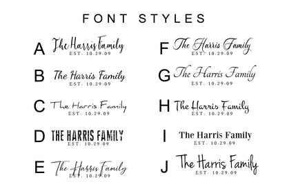 His and Her Cotton Name Canvas - HoneycombProverbs - Giclée - Name Signs Wall Art