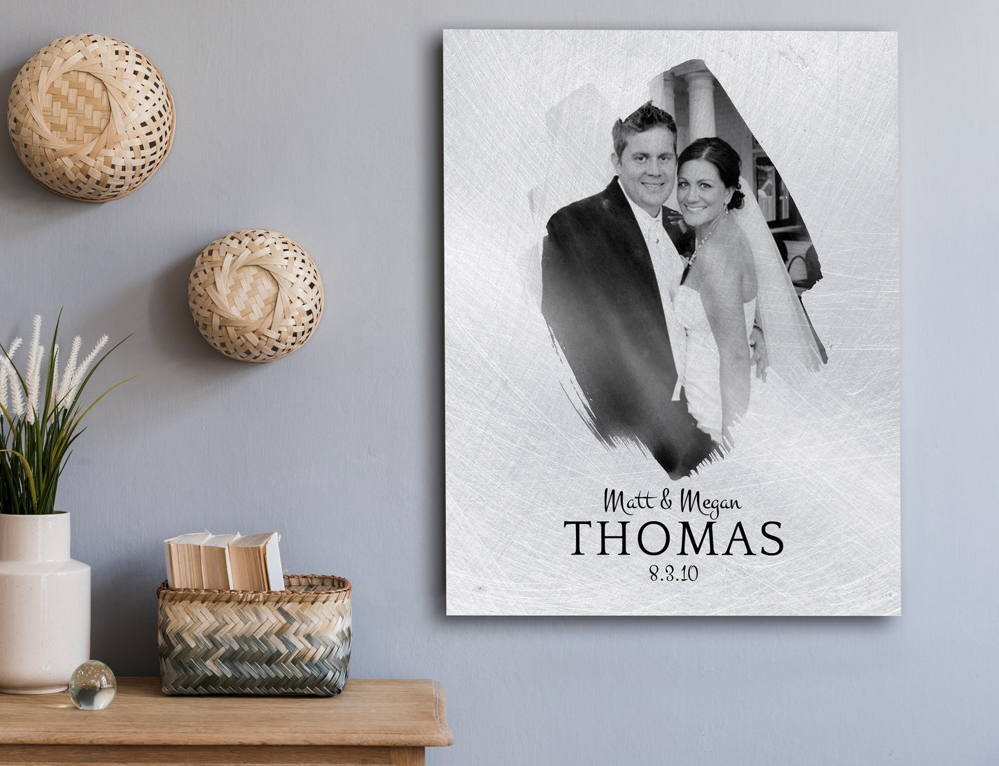 Tin Photo Gift, Tin Anniversary Gift - HoneycombProverbs - Gifts For The Couple - Photo Plaques