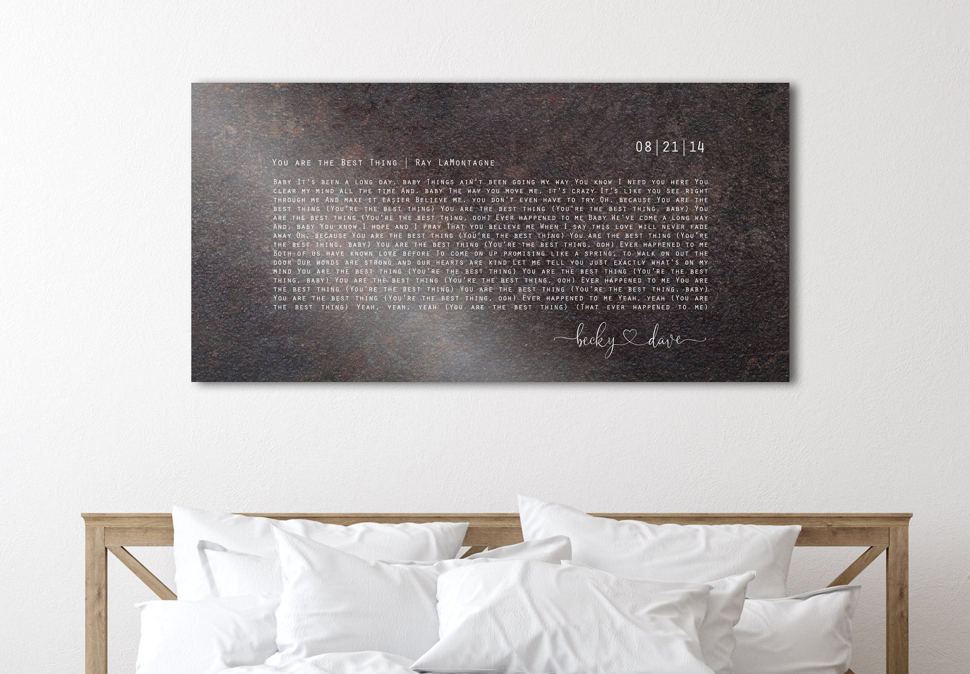 Our Song, Iron Anniversary Sign - HoneycombProverbs - Signs - Iron Anniversary Gifts