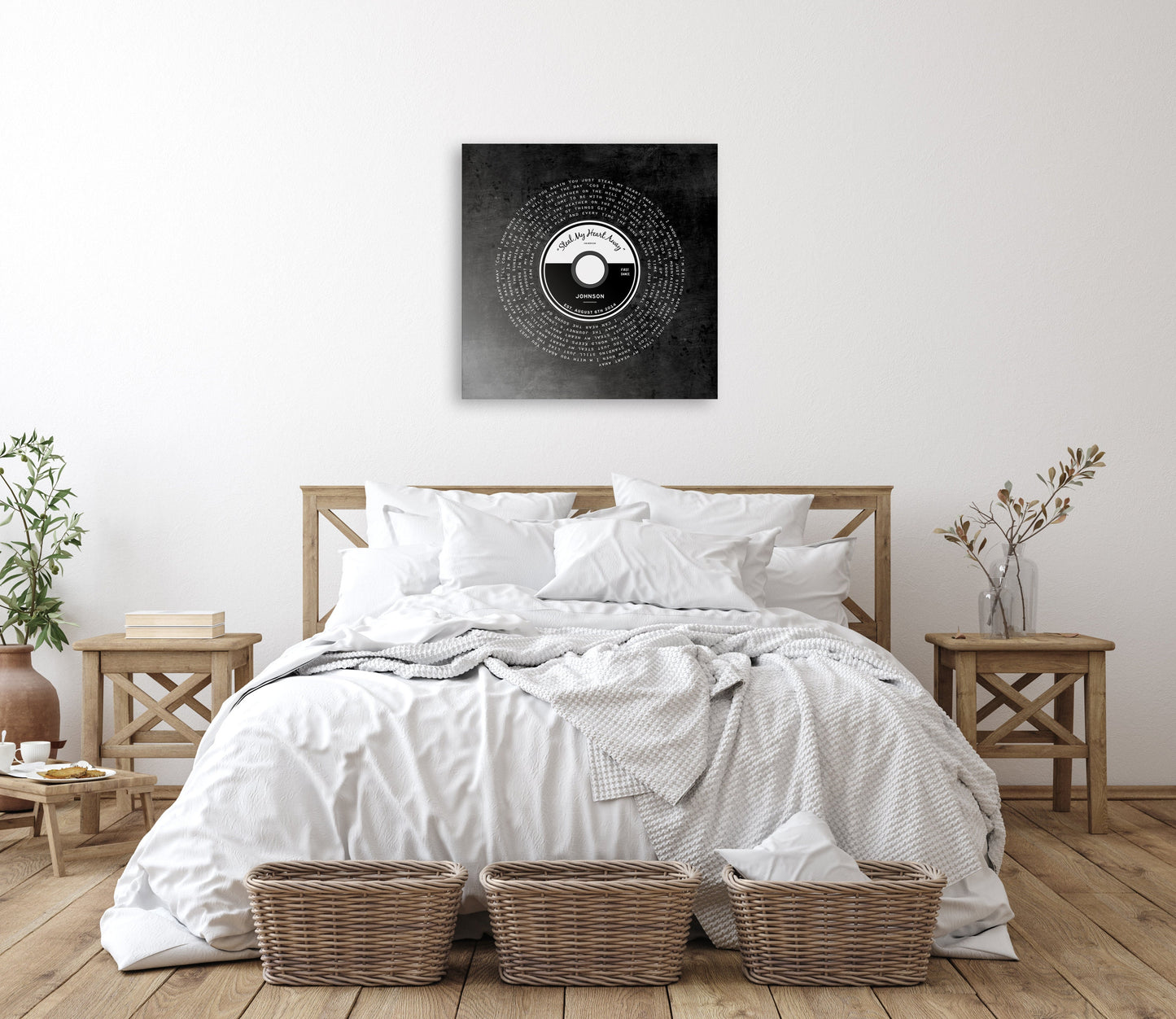 Iron "Record" Personalized Song Lyric Sign - HoneycombProverbs - Signs - Record Album Lyrics Art