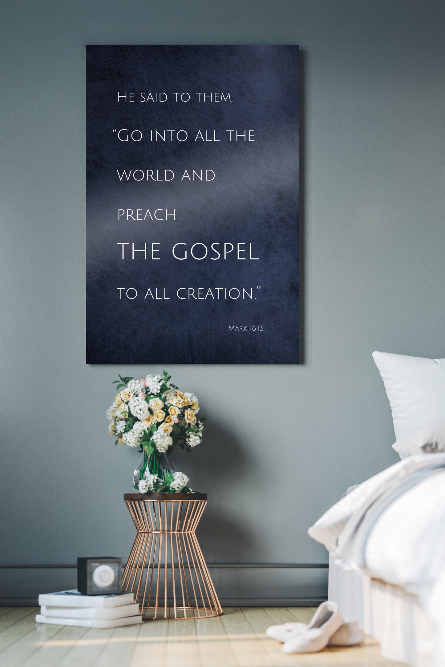 Mark 15:16, Gift for Christian - HoneycombProverbs - Religious Home & Decor - Christian Wall Art