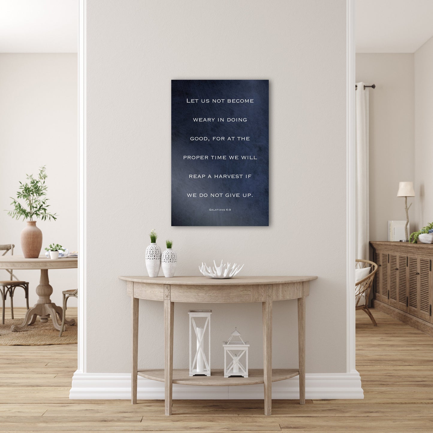 Galatians 6:9, Gift for Christian - HoneycombProverbs - Religious Home & Decor - Christian Wall Art