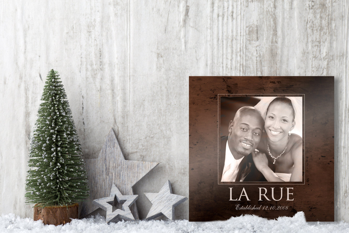 Wedding Photo on Bronze Keepsake - HoneycombProverbs - Signs - Bronze Anniversary Gifts