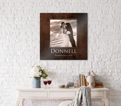 Wedding Photo on Bronze Keepsake - HoneycombProverbs - Signs - Bronze Anniversary Gifts
