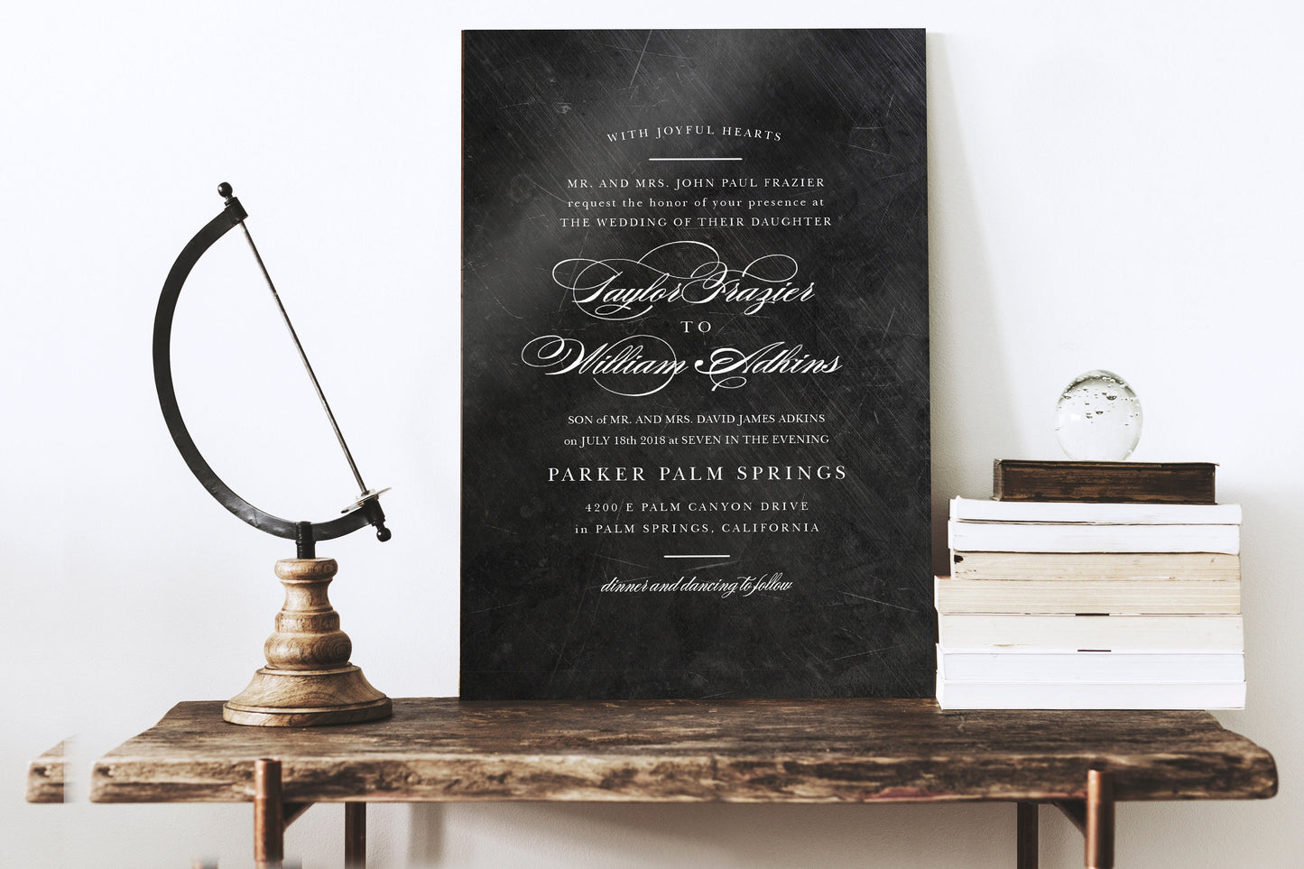 Custom Anniversary Keepsake Wedding Invitation Decor - HoneycombProverbs - Gifts For The Couple - Christian Wall Art