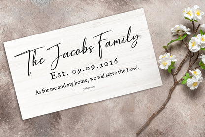Cottage Country Family Name Sign - HoneycombProverbs - Signs - Christian Wall Art