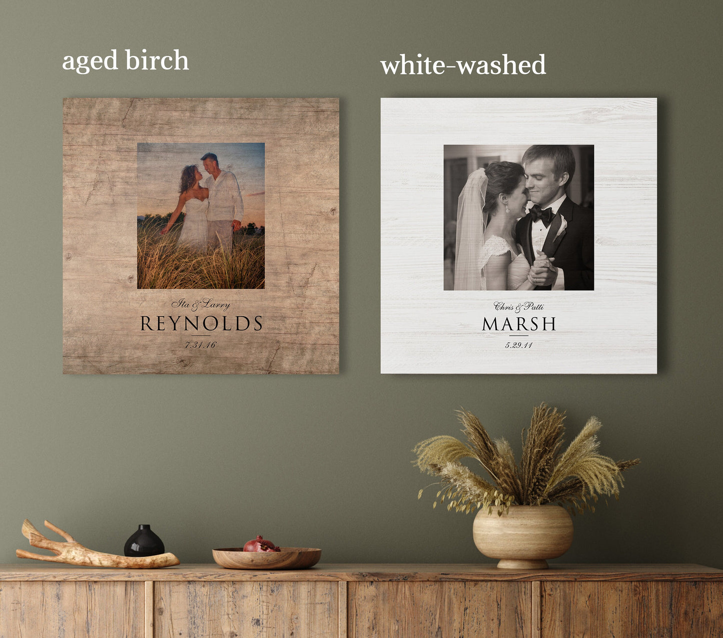 Farmhouse Rustic Photo on Wood - HoneycombProverbs - Wall Hangings - Photo Plaques