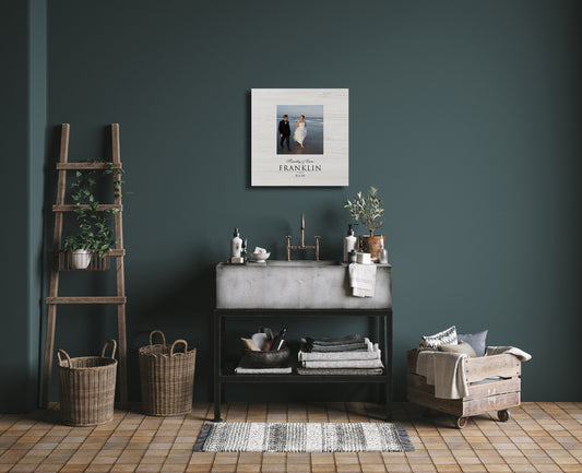 Farmhouse Rustic Photo on Wood - HoneycombProverbs - Wall Hangings - Photo Plaques