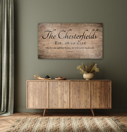 Cottage Country Family Name Sign - HoneycombProverbs - Signs - Christian Wall Art