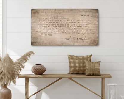 Orator Farmhouse Song Lyric Sign - HoneycombProverbs - Signs - 5 year anniversary gifts