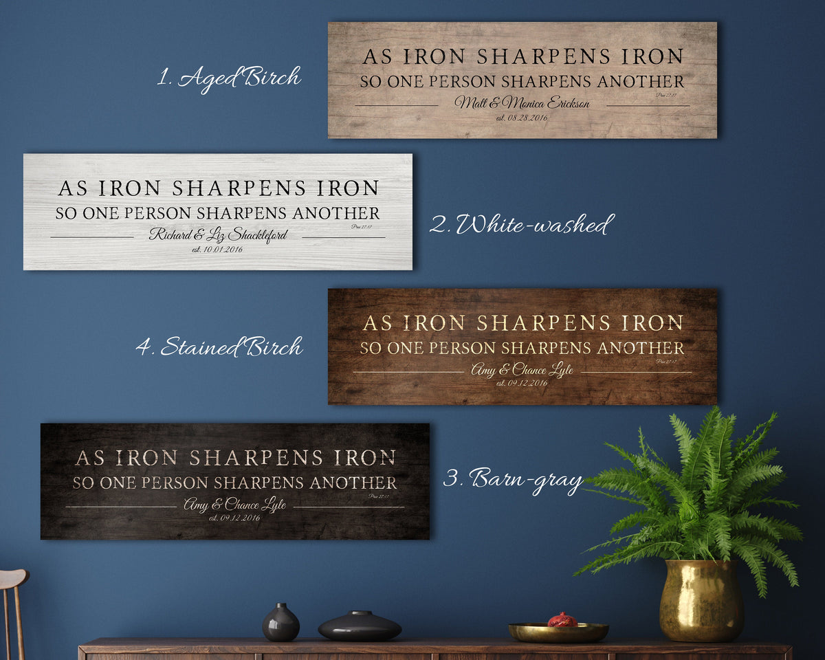 Scripture Inspired Couple's Wood Gift - HoneycombProverbs - Signs - Christian Wall Art