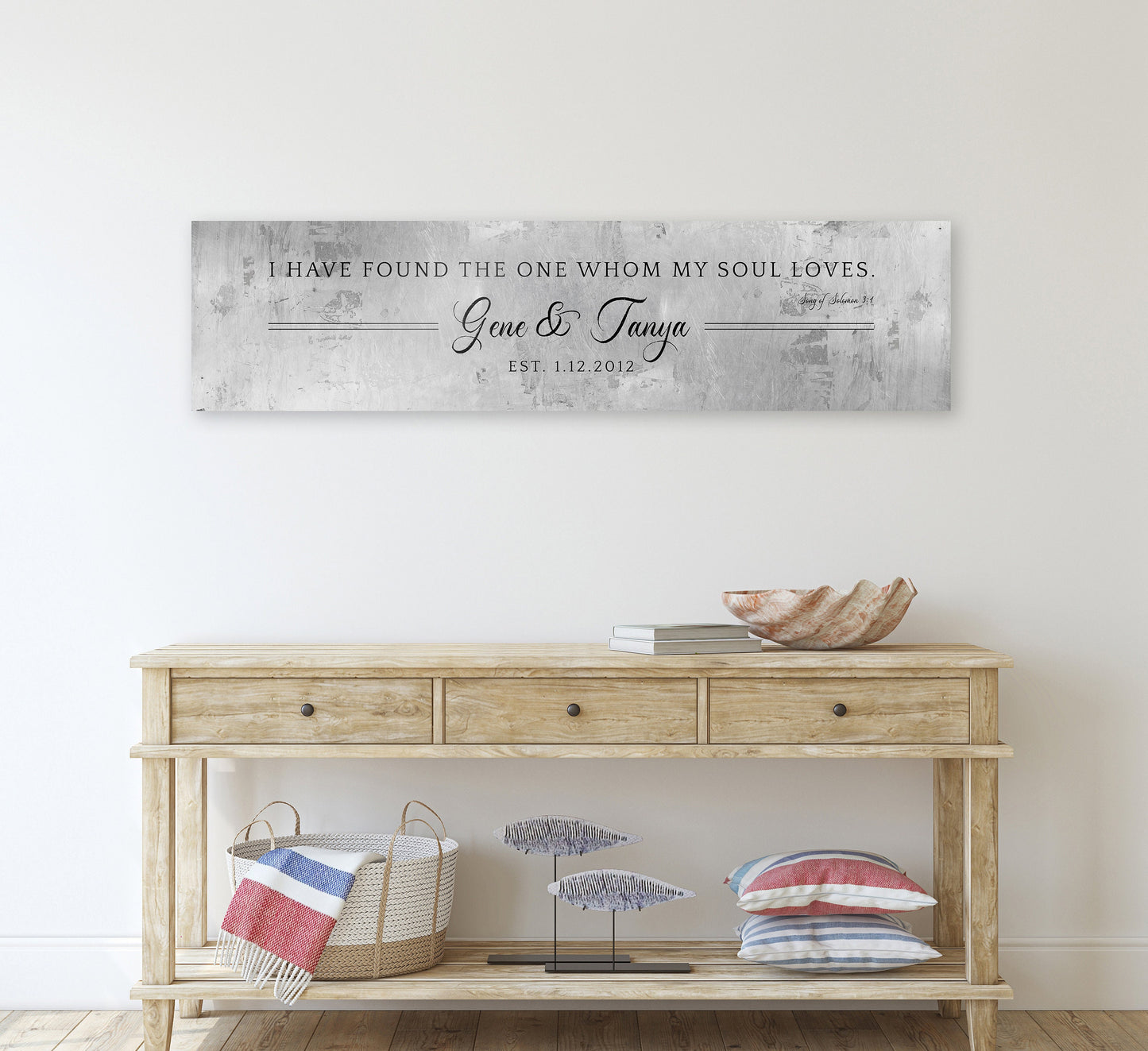 Tin Anniversary Gift, Personalized Gift - HoneycombProverbs - Signs - Tin Anniversary Gifts