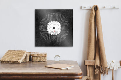 Six Years Down Rustic Record Art - HoneycombProverbs - Signs - Iron Anniversary Gifts