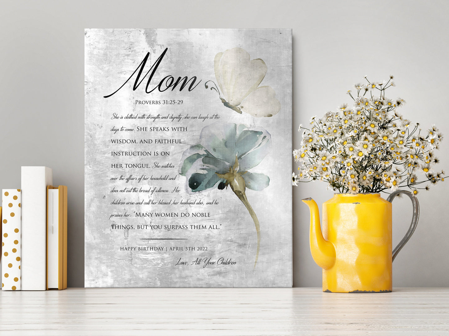 Proverbs 31 Farmhouse Name Sign - HoneycombProverbs - Signs - Christian Wall Art