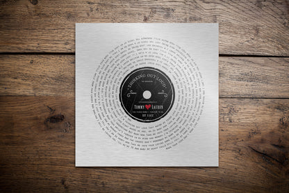 Ten Years Down LP Record Art, size and option view, 10th anniversary tin