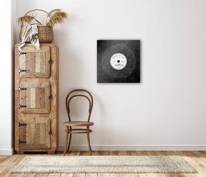 Six Years Down Rustic Record Art - HoneycombProverbs - Signs - Iron Anniversary Gifts