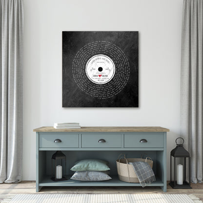 Six Years Down Rustic Record Art - HoneycombProverbs - Signs - Iron Anniversary Gifts
