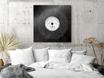Six Years Down Rustic Record Art - HoneycombProverbs - Signs - Iron Anniversary Gifts