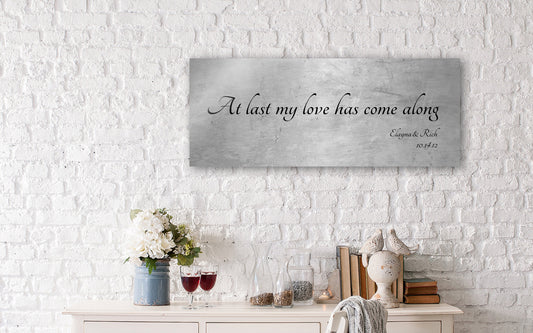 Custom Love Quote Sign for Couples - 10 Year Anniversary Gift - HoneycombProverbs - Signs - Tin and Aluminum Gifts