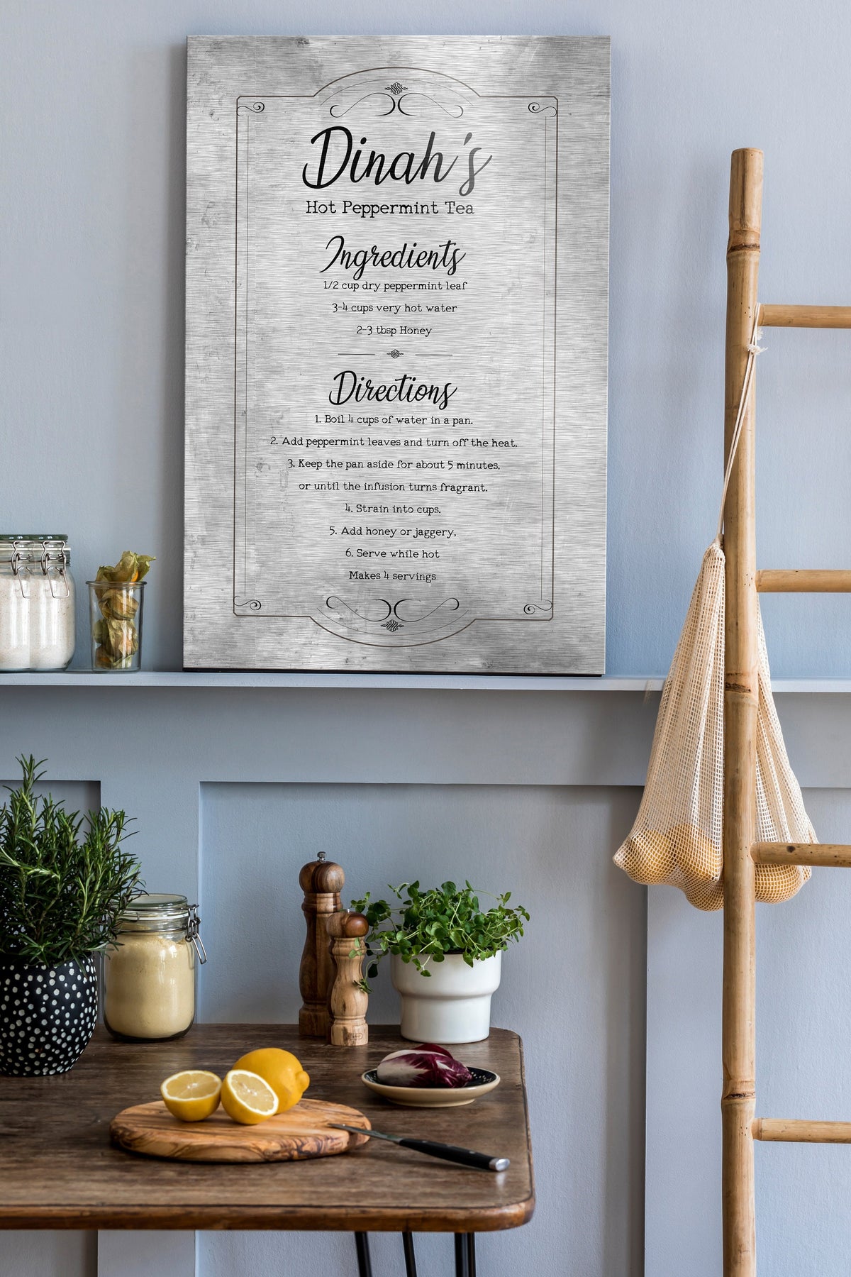 Personalized Handwritten Recipe Plaque - HoneycombProverbs - Signs - 