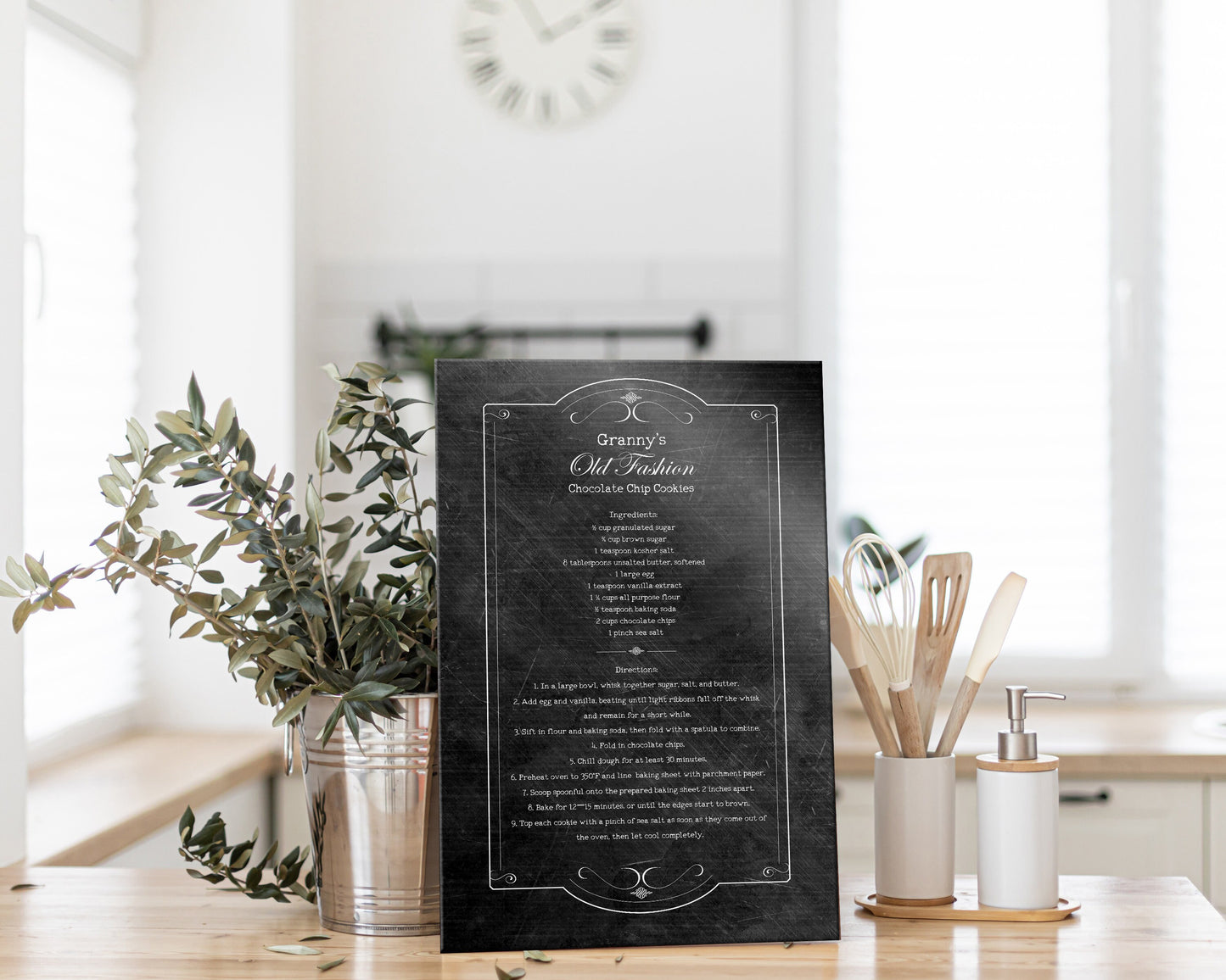 Custom Handwritten Recipe Sign - HoneycombProverbs - Signs - Bronze Anniversary Gifts