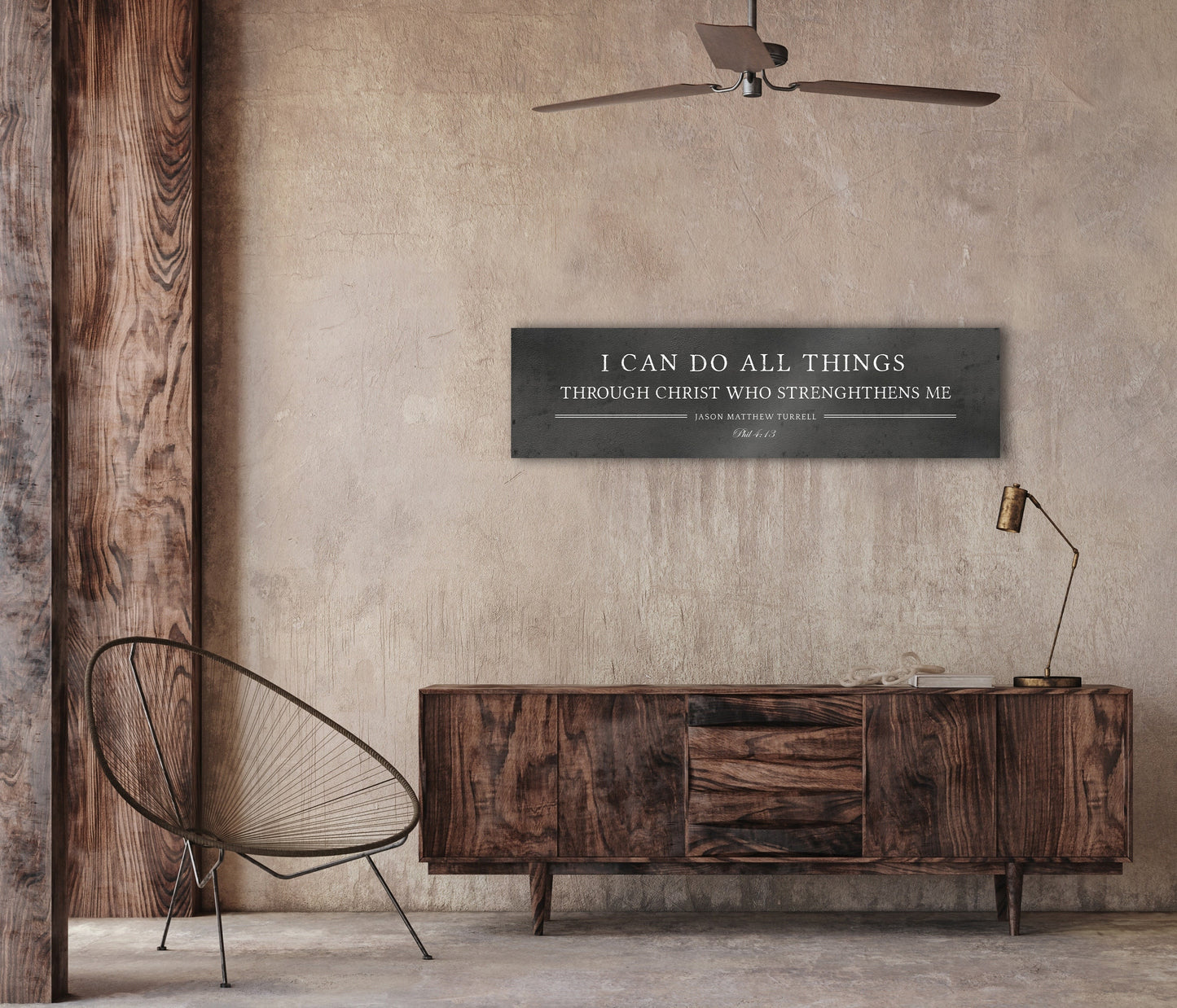 I Can Do All Things, Philippians 4:13 Iron Gift - HoneycombProverbs - Wall Decor - Luxury Corporate Gifts