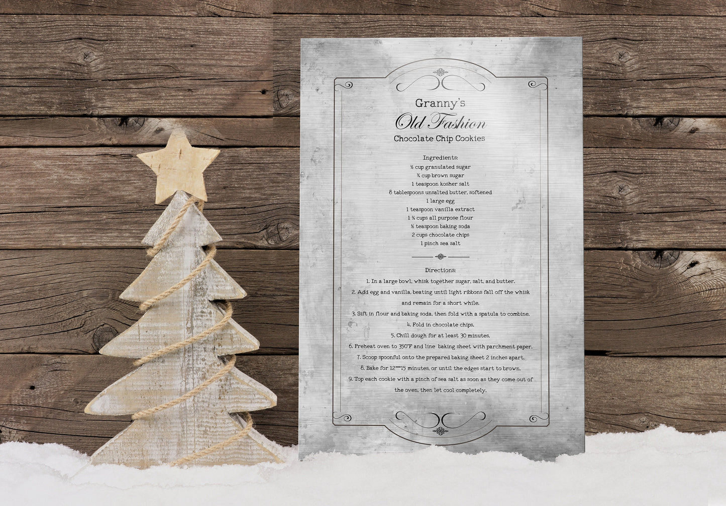 Custom Handwritten Recipe Sign - HoneycombProverbs - Signs - Bronze Anniversary Gifts